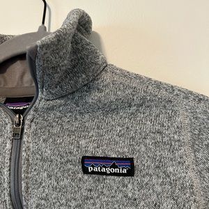 Gray Patagonia Quarter Zip